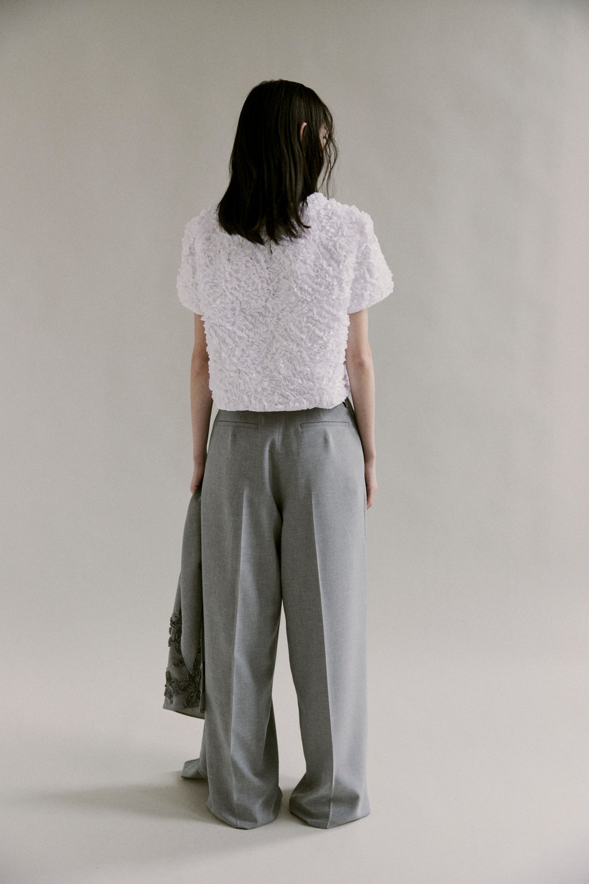 【予約商品】 SS27 -  Ribbon Texture Top