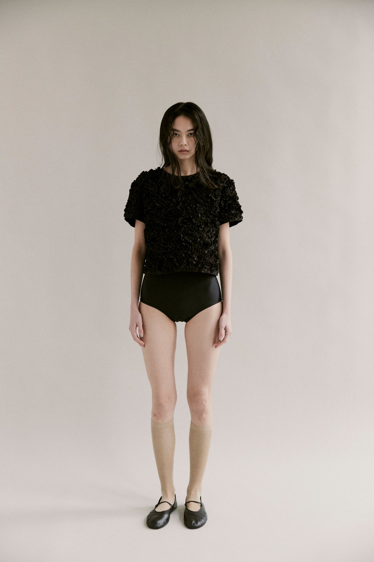 【予約商品】 SS27 -  Ribbon Texture Top