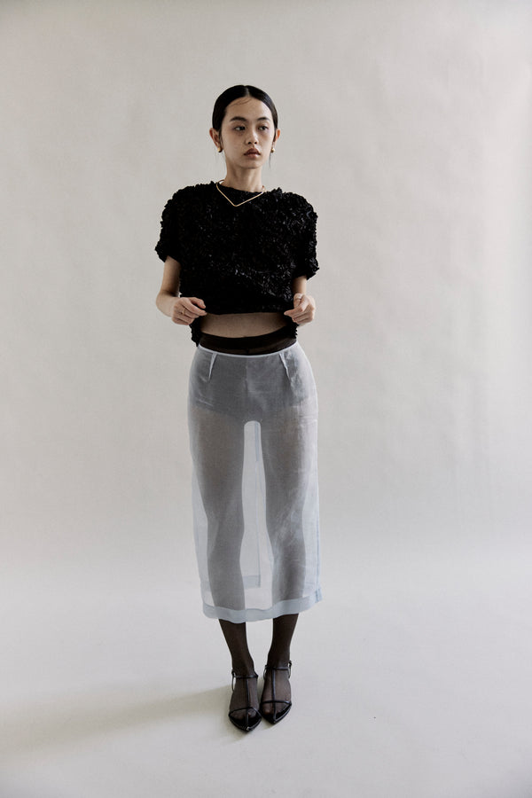 【予約商品】 SS27 -  Ribbon Texture Top