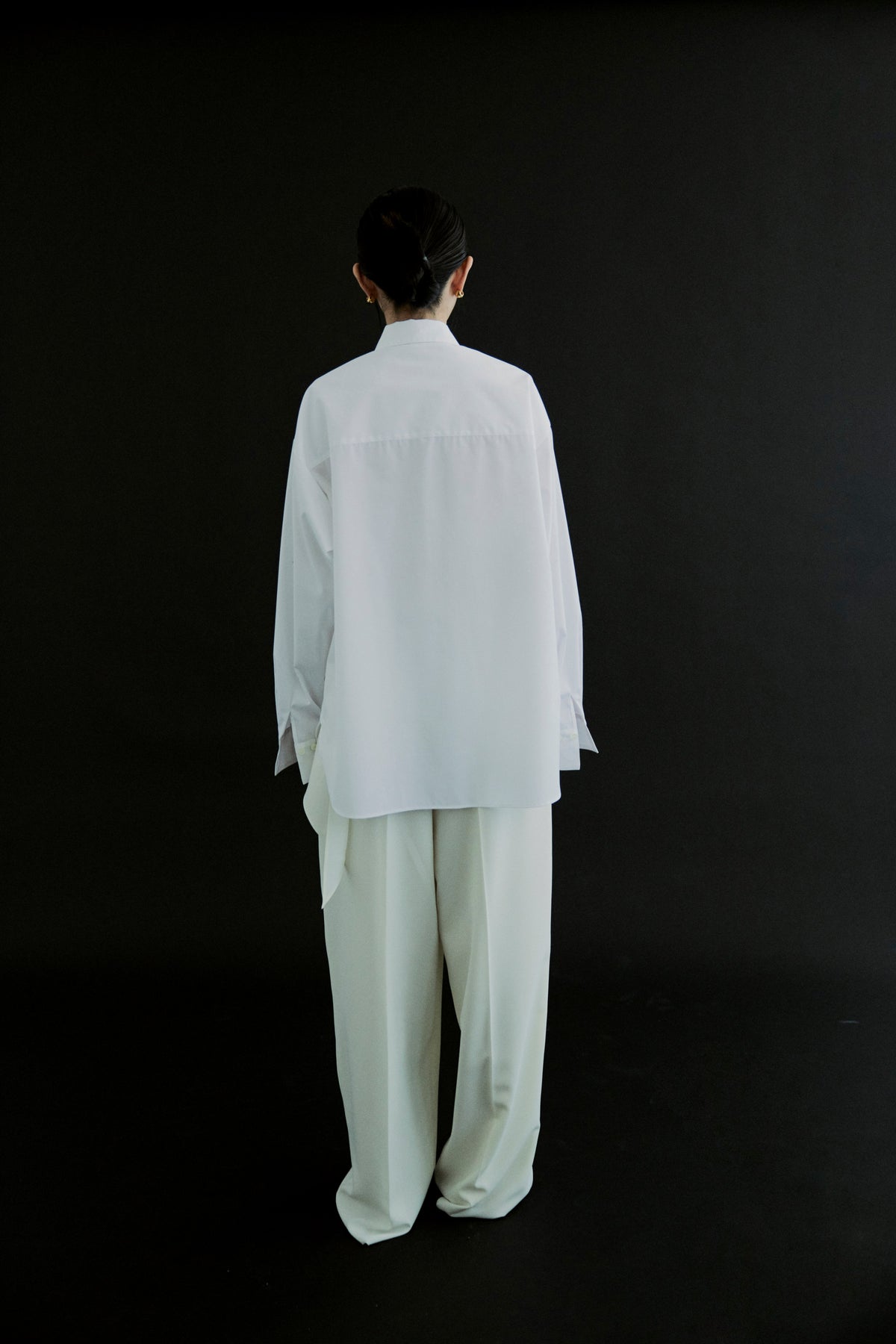 【予約商品】 SS27 - Ribbon panel shirt