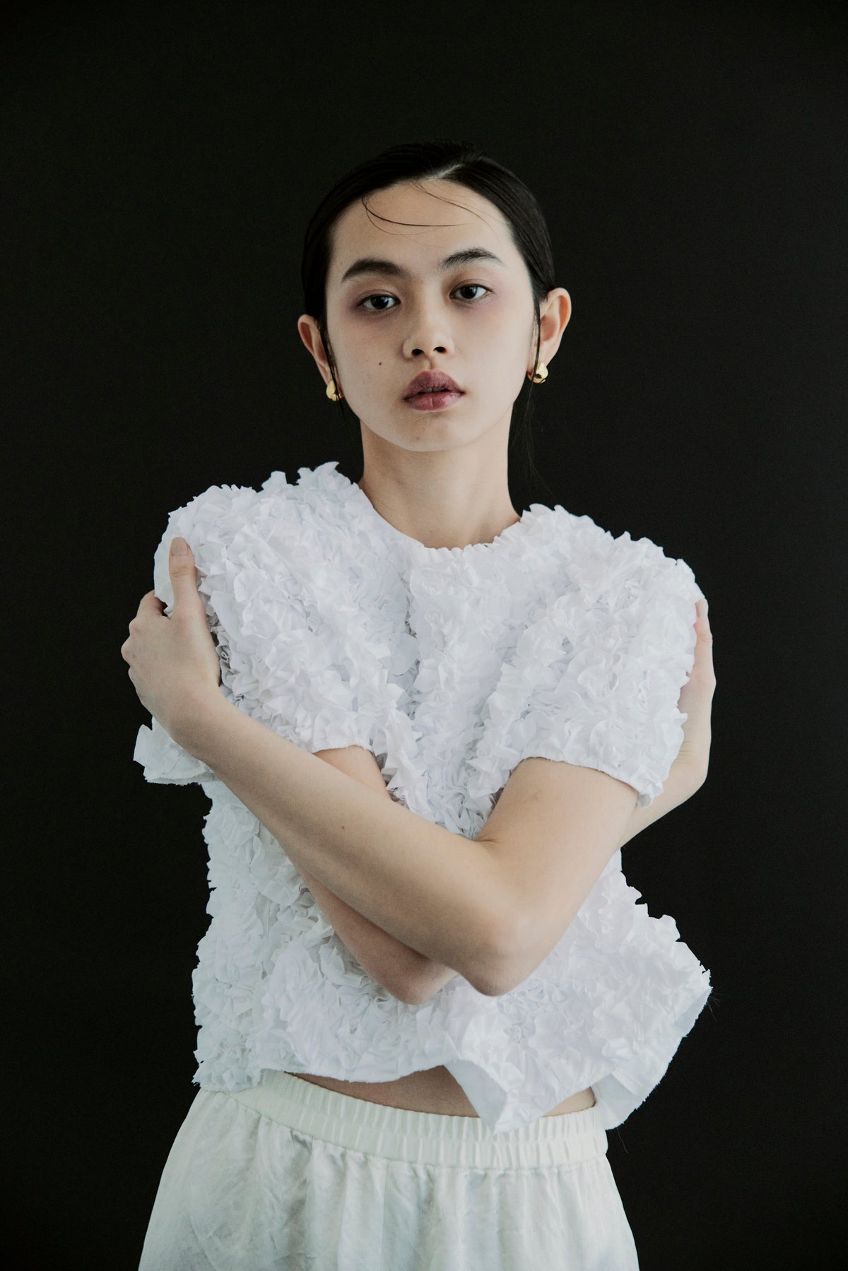 【予約商品】 SS27 -  Ribbon Texture Top