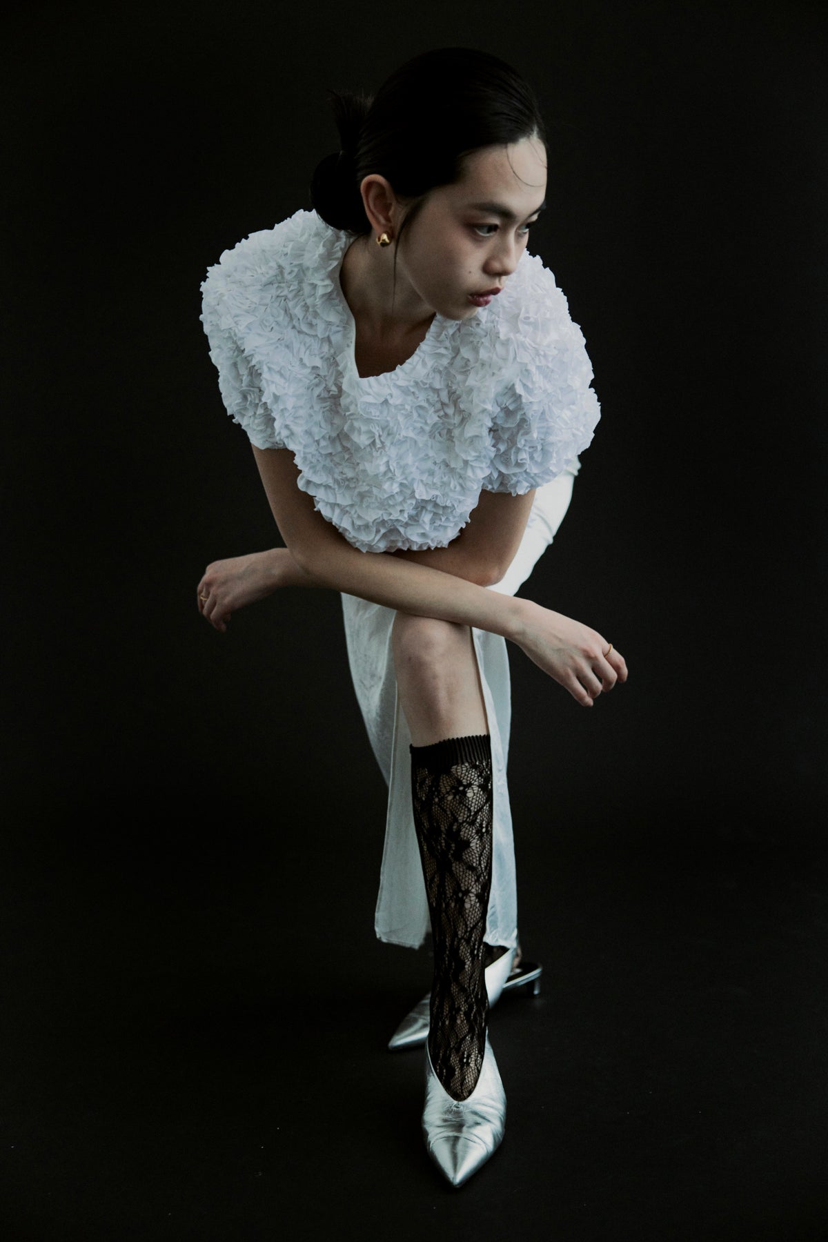 【予約商品】 SS27 -  Ribbon Texture Top